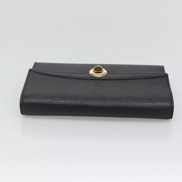LOUIS VUITTON Epi Pochette Arche Shoulder Bag Black Noir M52572 LV Auth KD014 - Picture 7 of 16